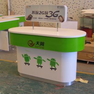 供应中国电信智能机展柜体验台 传媒与广电行业展示新趋势